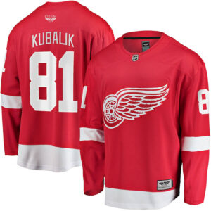 Dominik Kubalik Detroit Red Wings CJP Apparel Pro Home Breakaway Player Jersey - Red
