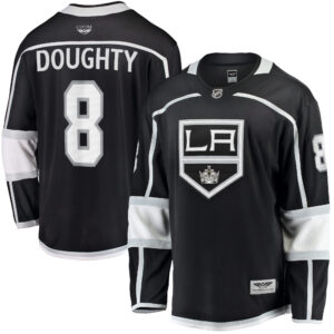 Drew Doughty Los Angeles Kings CJP Apparel Pro Home Premier Breakaway Player Jersey - Black