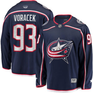 Jakub Voracek Columbus Blue Jackets CJP Apparel Pro Breakaway Player Jersey - Navy