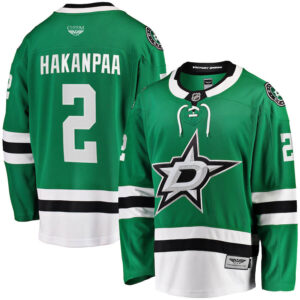 Jani Hakanpaa Dallas Stars CJP Apparel Pro Home Breakaway Player Jersey - Kelly Gree