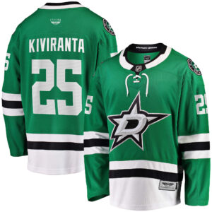 Joel Kiviranta Dallas Stars CJP Apparel Pro Home Breakaway Jersey - Kelly Green