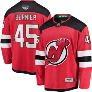 Jonathan Bernier New Jersey Devils CJP Apparel Pro Youth Breakaway Player Jersey - Red