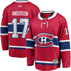 Josh Anderson Montreal Canadiens CJP Apparel Pro Breakaway Player Jersey - Red