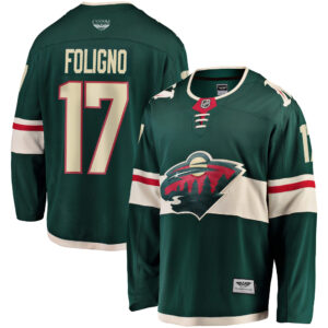 Marcus Foligno Minnesota Wild CJP Apparel Pro Breakaway Jersey - Green