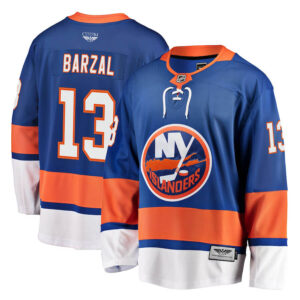 Mathew Barzal New York Islanders CJP Apparel Pro Home Premier Breakaway Player Jersey - Royal