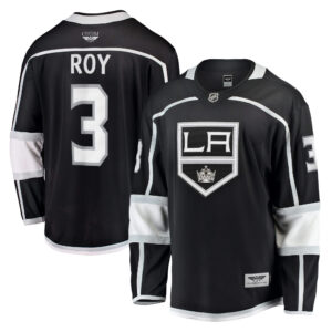 Matt Roy Los Angeles Kings CJP Apparel Pro Home Breakaway Player Jersey - Black