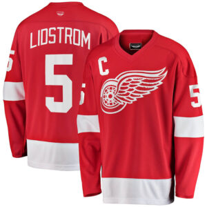 Nicklas Lidstrom Detroit Red Wings CJP Apparel Pro Premier Breakaway Retired Player Jersey - Red