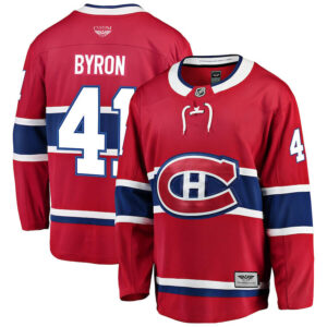 Paul Byron Montreal Canadiens CJP Apparel Pro Breakaway Player Jersey - Red