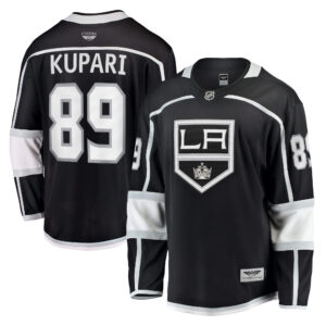 Rasmus Kupari Los Angeles Kings CJP Apparel Pro Home Breakaway Player Jersey - Black