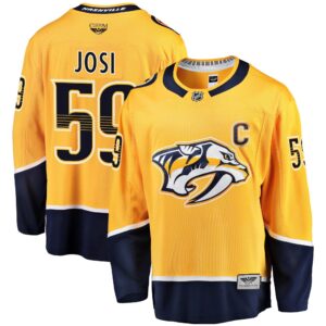 Roman Josi Nashville Predators CJP Apparel Pro Breakaway Player Jersey - Gold