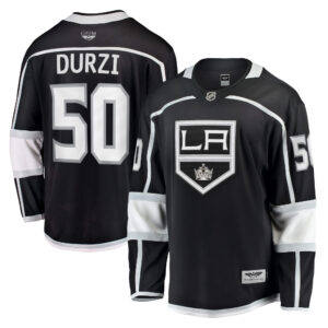 Sean Durzi Los Angeles Kings CJP Apparel Pro Home Breakaway Player Jersey - Black