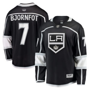 Tobias Bjornfot Los Angeles Kings CJP Apparel Pro Home Breakaway Player Jersey - Black