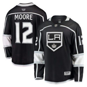 Trevor Moore Los Angeles Kings CJP Apparel Pro Home Breakaway Player Jersey - Black