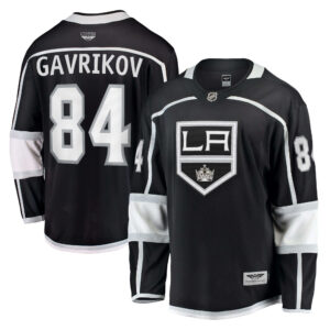 Vladislav Gavrikov Los Angeles Kings CJP Apparel Pro Home Breakaway Jersey - Black