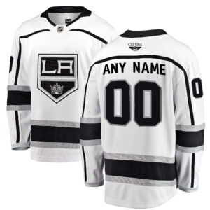 Los Angeles Kings CJP Apparel Pro Away Breakaway Custom Jersey - White