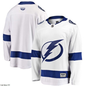 Tampa Bay Lightning CJP Apparel Pro Breakaway Away Jersey - White