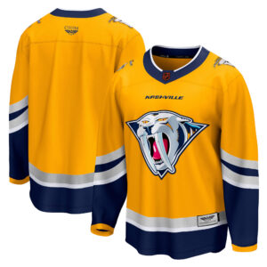 Nashville Predators CJP Apparel Pro Special Edition 2.0 Breakaway Blank Jersey - Yellow