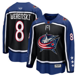 Zach Werenski Columbus Blue Jackets CJP Apparel Pro Special Edition 2.0 Breakaway Player Jersey - Black
