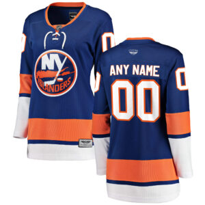 New York Islanders CJP Apparel Pro Women's Home Breakaway Custom Jersey - Blue