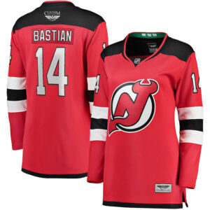 Nathan Bastian New Jersey Devils CJP Apparel Pro Women's Home Team Breakaway Player Jersey - Red