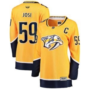 Roman Josi Nashville Predators CJP Apparel Pro Women's Premier Breakaway Player Jersey - Gold