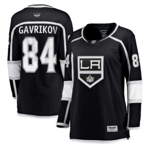 Vladislav Gavrikov Los Angeles Kings Women's CJP Apparel Pro Home Breakaway Jersey - Black
