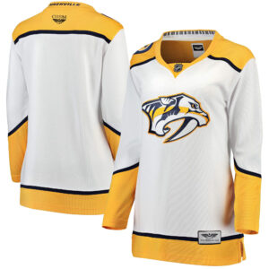 Nashville Predators CJP Apparel Pro Women's Away Breakaway Jersey - White