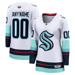 Seattle Kraken CJP Apparel Pro Women's Away Breakaway Custom Jersey - White