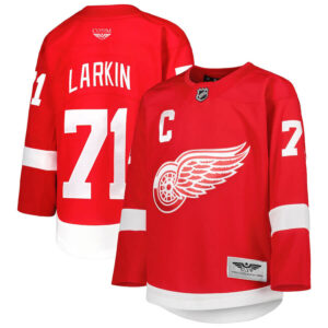 Dylan Larkin Detroit Red Wings CJP Apparel Home  Player Jersey - Red
