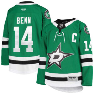 Jamie Benn Dallas Stars CJP Apparel Home Premier Player Jersey - Kelly Green
