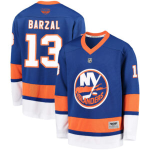 Mathew Barzal New York Islanders CJP Apparel Home Player  Jersey - Royal
