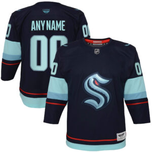 Seattle Kraken CJP Apparel Home  Custom Jersey - navy