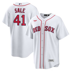 Chris Sale Boston Red Sox CJP Apparel Home  Player Name Jersey - White