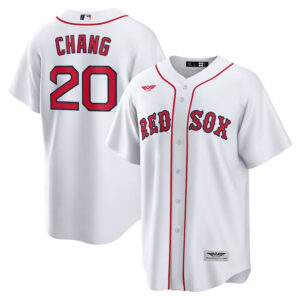 Yu Chang Boston Red Sox CJP Apparel Home  Jersey - White