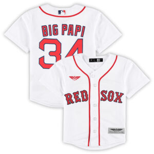David Ortiz Boston Red Sox Preschool 2022 Hall of Fame  Player Jersey - White