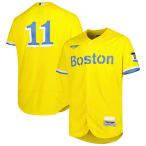 Rafael Devers Boston Red Sox CJP Apparel City Connect Pro Player Jersey - Gold