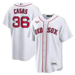 Triston Casas Boston Red Sox CJP Apparel Home  Jersey - White