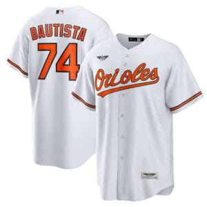 Felix Bautista Baltimore Orioles CJP Apparel  Player Jersey - White