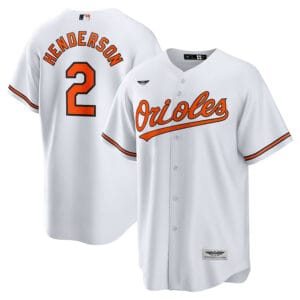 Gunnar Henderson Baltimore Orioles CJP Apparel Home  Player Jersey - White