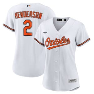 Gunnar Henderson Baltimore Orioles CJP Apparel Women's  Player Jersey - White