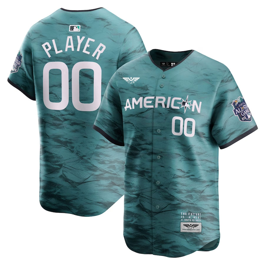 American-League-CJP-Apparel-2023-MLB-All-Star-Game-Pick-A-Player-Limited-Jersey---Teal