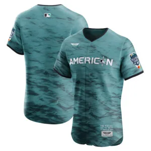American League CJP Apparel 2023 MLB All-Star Game Vapor Premier Elite Jersey - Teal