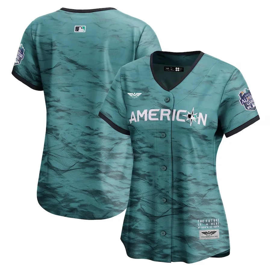 American-League-CJP-Apparel-Women's-2023-MLB-All-Star-Game-Limited-Jersey---Teal