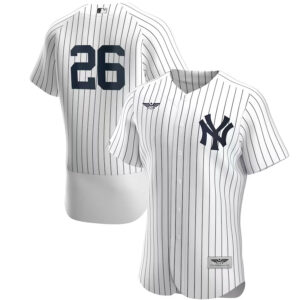 DJ LeMahieu New York Yankees CJP Apparel Home Pro Player Jersey - WhiteNavy