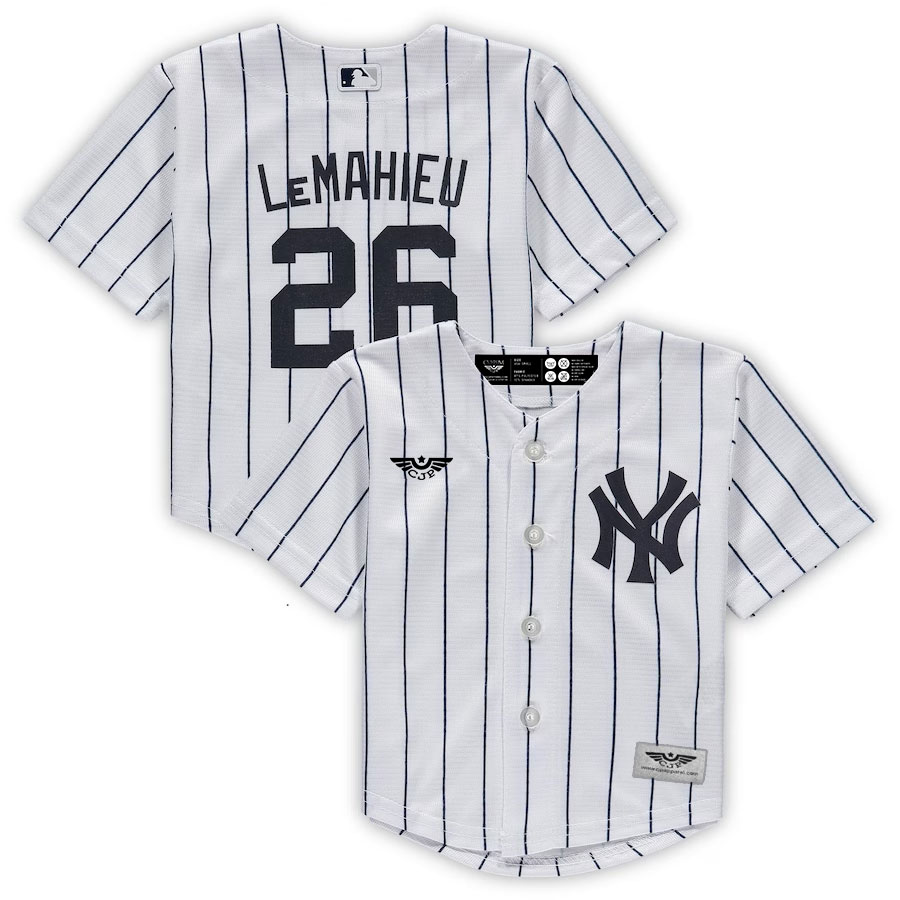 DJ-LeMahieu-New-York-Yankees-CJP-Apparel-Home-New-Player-Jersey---White