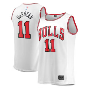 Chicago Bulls DeMar DeRozan CJP Fast Break  Jersey - White (Association Edition)