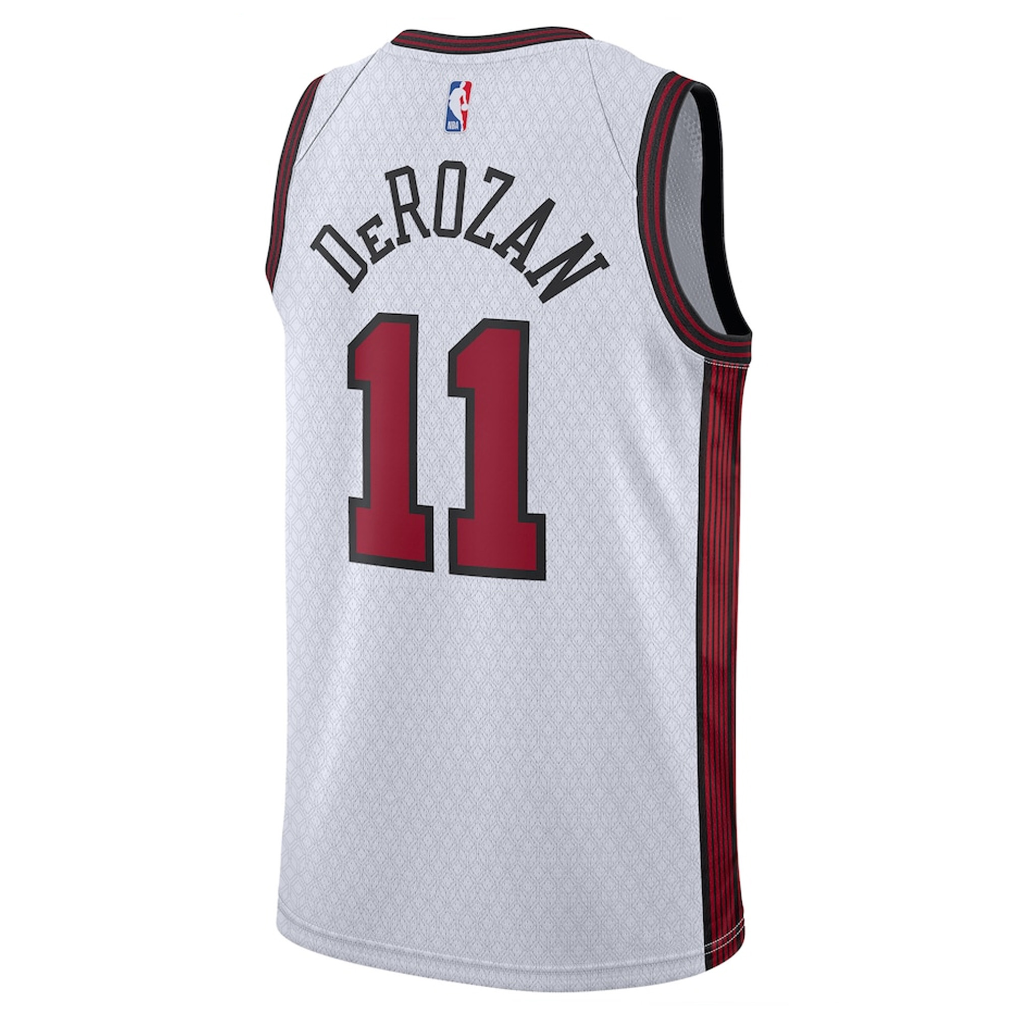 DeMar DeRozan Chicago Bulls CJP APPAREL Unisex Swingman Jersey - City Edition - White bck