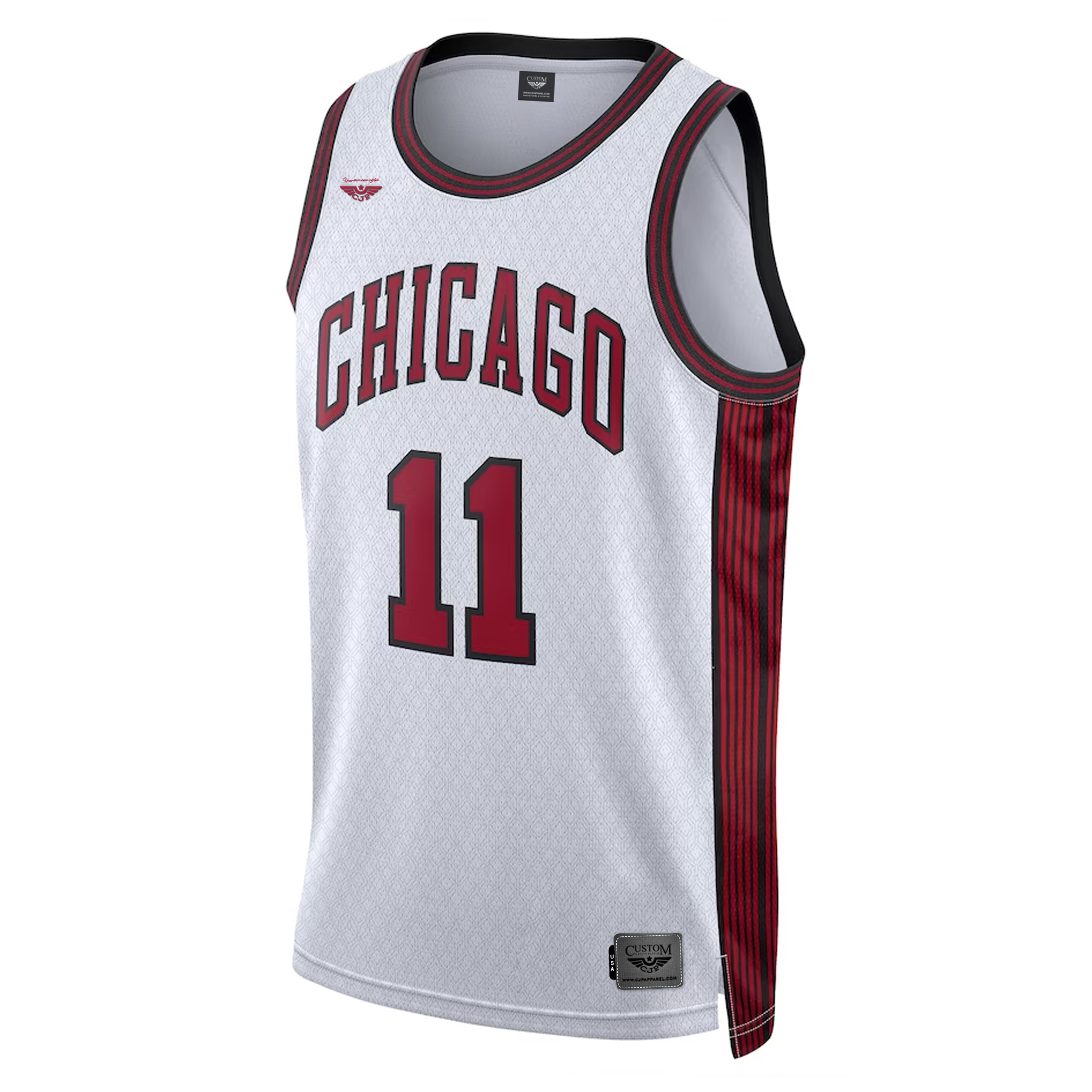 DeMar DeRozan Chicago Bulls CJP APPAREL Unisex Swingman Jersey - City Edition - White front