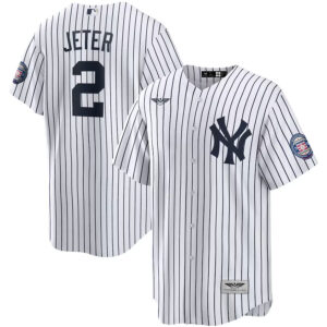 Derek Jeter New York Yankees CJP Apparel 2020 Hall of Fame Induction Home  Player Name Jersey - WhiteNavy