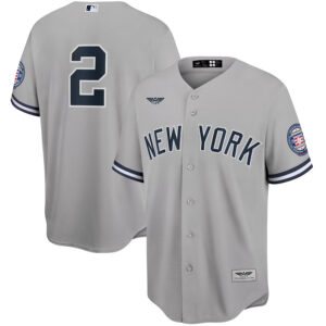 Derek Jeter New York Yankees CJP Apparel 2020 Hall of Fame Induction  Jersey - Gray